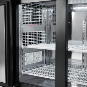 Turbo Air TBB-24-48SBD-N6 49″ Two Section Back Bar Cooler with Solid Door, 12.2 cu. ft.