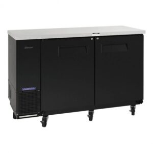 Turbo Air TBB-24-60SBD-N6 61″ Two Section Back Bar Cooler with Solid Door, 16.46 cu. ft.