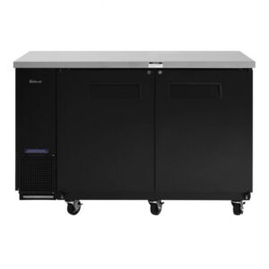 Turbo Air TBB-24-60SBD-N6 61″ Two Section Back Bar Cooler with Solid Door, 16.46 cu. ft.