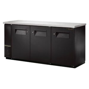 True TBB-24-72-HC 73″ 3 Solid Swing Door 24″ Back Bar Cooler with Hydrocarbon Refrigerant