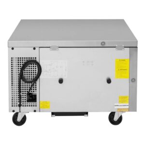 Turbo Air TCBE-36SDR-N6 35″ 2 Drawers Refrigerated Chef Base, Flat Top, 4.98 cu. ft.