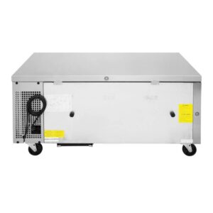 Turbo Air TCBE-52SDR-N 52″ 2 Drawers Refrigerated Chef Base, Flat Top, 9 cu. ft.