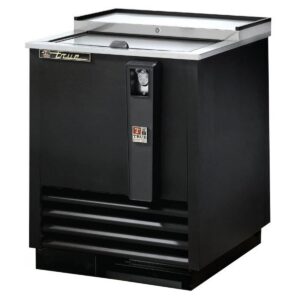 True TD-24-7-HC 24″ Solid Slide Lid Deep Well Horizontal Bottle Cooler with Hydrocarbon
