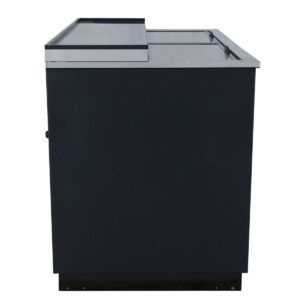 True TD-50-18-HC 49″ Solid Slide Lid Deep Well Horizontal Bottle Cooler with Hydrocarbon