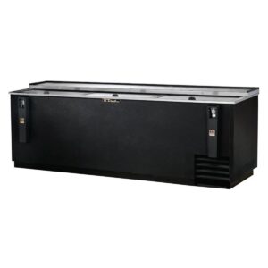 True TD-95-38-HC 95″ Solid Slide Lid Deep Well Horizontal Bottle Cooler w/ LED Lighting