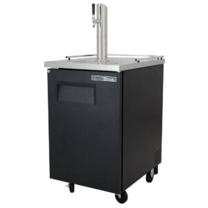 True TDD-1-HC 23″ 1 Solid Swing Door Direct Draw Beer Dispenser with 1 Tap & 1 Keg Capacity