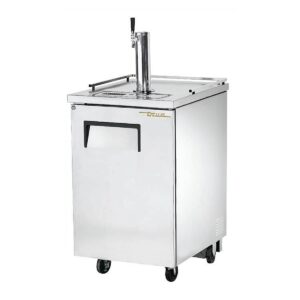 True TDD-1-S-HC 23″ 1 Solid Swing Door Direct Draw Beer Cooler w/ 1 Tap & 1 Keg Capacity