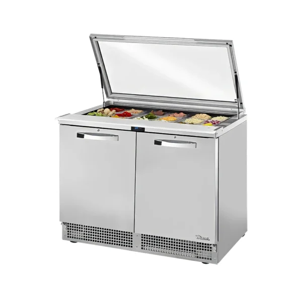True TFP-48-18M-FGLID~SPEC3 48" Spec Series® Sandwich/Salad Prep Table w/ Refrigerated Base, 115v