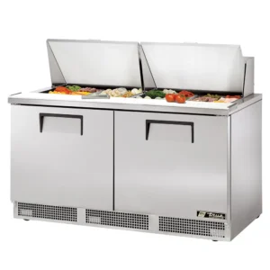 True TFP-64-24M 64″ Sandwich/Salad Prep Table w/ Refrigerated Base, 115v