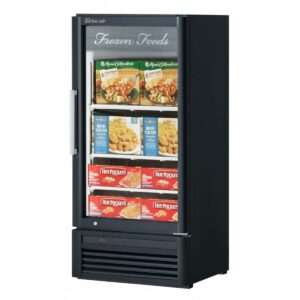 Turbo Air TGF-10SD-N 25″ One Glass Door Freezer Merchandiser, White or Black, 7.92 cu. ft.