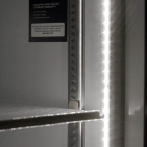 Turbo Air TGF-23F(B)-N 27″ One Glass Door Freezer Merchandiser, White or Black, 17.7 cu. ft.
