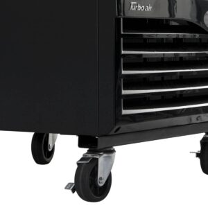 Turbo Air TGF-23F(B)-N 27″ One Glass Door Freezer Merchandiser, White or Black, 17.7 cu. ft.