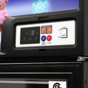 Turbo Air TGF-72FB-N 81″ Three Glass Door Freezer Merchandiser, White or Black, 58.45 cu. ft.