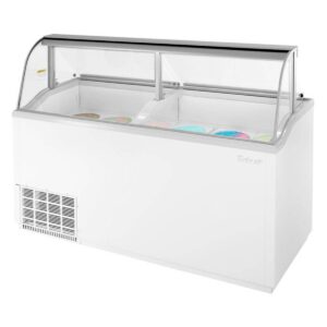 Turbo Air TIDC-70W-N 68″ Curved Glass Ice Cream Dipping Cabinet