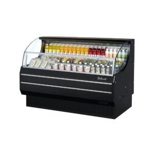 Turbo Air TOM-75SW-N 75″ Horizontal Open Air Merchandiser in White, Self-Contained, 3 Shelves, 13.5 cu. ft.