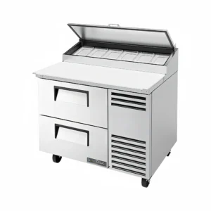 True TPP-AT-44D-2-HC 44″ TPPAT Series Pizza Prep Table w/ Refrigerated Base, 115v