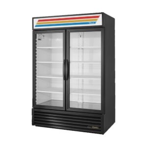True GDM-49-HC~TSL01 54″ 2-Section Glass Swing Door Refrigerated Merchandiser