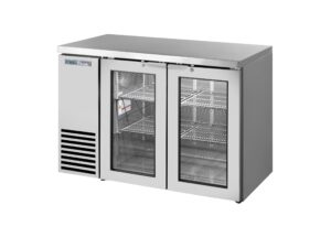 True TBB24-48-2G-Z1-SFT-S-1 Refrigerated Back Bar Cabinet