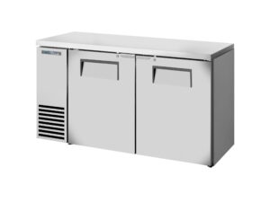 True TBB24-60-2S-Z1-SFT-S-1 Refrigerated Back Bar Cabinet