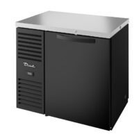 True TBR36-PTSZ1-L-B-S-S-1 36" Solid Swing Door Pass-Thru Single Zone Refrigerator