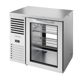 True TBR36-PTSZ1-L-S-G-G-1 36″ 2 Glass Swing Door Pass-Thru Single Zone Refrigerator