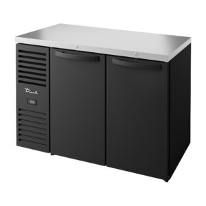 True TBR48-RISZ1-L-B-SS-1 48″ Two Solid Swing Door Back Bar Refrigerator with LED Lighting