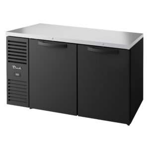 True TBR60-RISZ1-L-B-SS-1 60″ Solid Swing Door Back Bar Refrigerator with LED Lighting