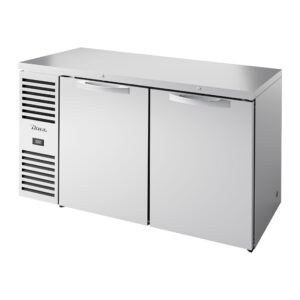 True TBR60-RISZ1-L-S-SS-1 60″ Stainless Steel Solid Swing Door Back Bar Refrigerator with LED