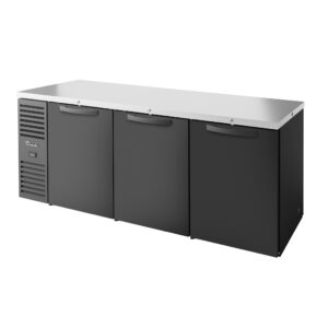True TBR84-PTSZ1-L-B-GGG-GGG-1 84″ 6 Glass Swing Door Pass-Thru Single Zone Refrigerator
