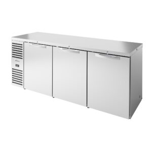 True TBR84-PTSZ1-L-S-SSS-SSS-1 84″ 6 Solid Swing Door Pass-Thru Single Zone Refrigerator