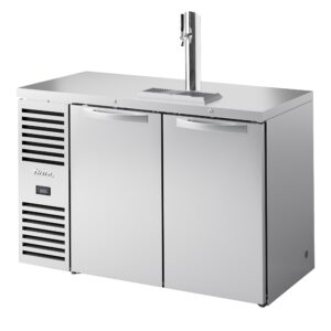 True TDR52-RISZ1-L-S-SS-1 52″ Two Section Stainless Steel Draft Beer Cooler, 120 Volts