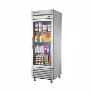 True TS-23G-HC~FGD01 27″ One Section Reach In Refrigerator, (1) Right Hinge Glass Door, 115v