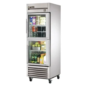 True TS-23G-2-HC~FGD01 27″ One Section Reach In Refrigerator, (2) Right Hinge Glass Doors, 115v