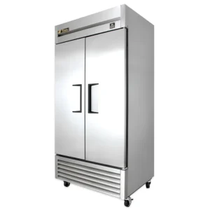 True TS-35-HC 39 1/2″ Two Section Reach In Refrigerator, (2) Left/Right Hinge Solid Doors, 115v