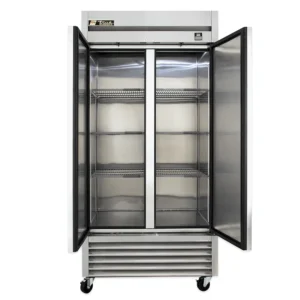True TS-35-HC 39 1/2″ Two Section Reach In Refrigerator, (2) Left/Right Hinge Solid Doors, 115v