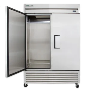 True TS-49-HC 54 1/10″ Two Section Reach In Refrigerator, (2) Left/Right Hinge Solid Doors, 115v
