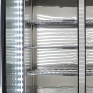 True TS-49G-HC~FGD01 54 1/10″ Two Section Reach In Refrigerator, (2) Left/Right Hinge Glass Doors, 115v