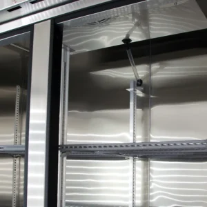 True TS-49G-HC~FGD01 54 1/10″ Two Section Reach In Refrigerator, (2) Left/Right Hinge Glass Doors, 115v