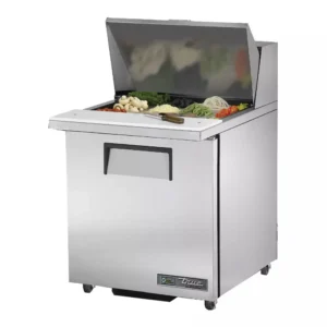 True TSSU-27-12M-B-HC 27″ TSSU Series Mega Top Sandwich/Salad Prep Table w/ Refrigerated Base, 115v