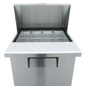 True TSSU-27-12M-C-HC 27″ TSSU Series Mega Top Sandwich/Salad Prep Table w/ Refrigerated Base, 115v
