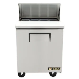 True TSSU-27-08-HC 27″ TSSU Series Sandwich/Salad Prep Table w/ Refrigerated Base, 115v