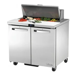 True TSSU-36-08-HC~SPEC3 36″ Spec Series® Sandwich/Salad Prep Table w/ Refrigerated Base, 115v