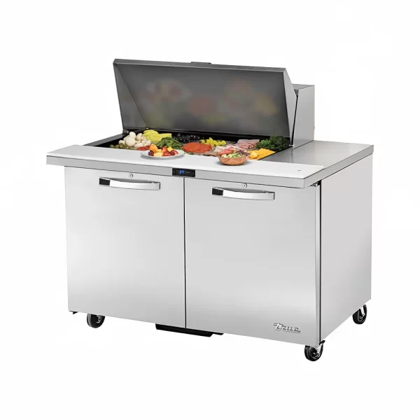 True TSSU-48-15M-B-HC~SPEC3 48" Spec Series® Mega Top Sandwich/Salad Prep Table w/ Refrigerated Base, 115v