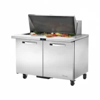 True TSSU-48-18M-B-HC~SPEC3 48" Spec Series® Mega Top Sandwich/Salad Prep Table w/ Refrigerated Base, 115v
