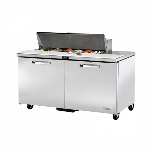 True TSSU-60-12-HC~SPEC3 60" Spec Series® Sandwich/Salad Prep Table w/ Refrigerated Base, 115v