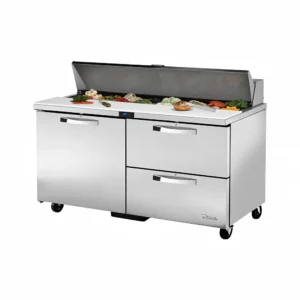 True TSSU-60-16D-2-HC~SPEC3 60″ Spec Series® Sandwich/Salad Prep Table w/ Refrigerated Base, 115v