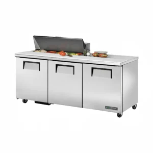 True TSSU-72-10-HC 72″ TSSU Series Sandwich/Salad Prep Table w/ Refrigerated Base, 115v