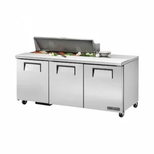 True TSSU-72-12-HC 72″ TSSU Series Sandwich/Salad Prep Table w/ Refrigerated Base, 115v