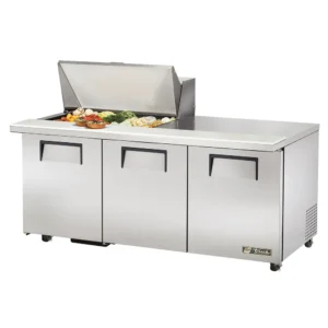 True TSSU-72-15M-B-HC 72" TSSU Series Mega Top Sandwich/Salad Prep Table w/ Refrigerated Base, 115v - Image 1