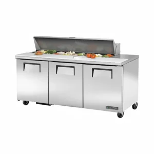 True TSSU-72-16-HC 72″ TSSU Series Sandwich/Salad Prep Table w/ Refrigerated Base, 115v